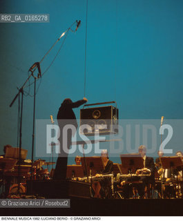 Nome: .BIENNALE MUSICA 1982.Descrizione: .LUCIANO BERIO / MUSICA CLASSICA ELETTRONICA COMPOSITORE CONTEMPORANEO.Credit: ©Graziano Arici/Rosebud2 .Nazione: .ITALIA.Cittˆ: ..Data: .1982