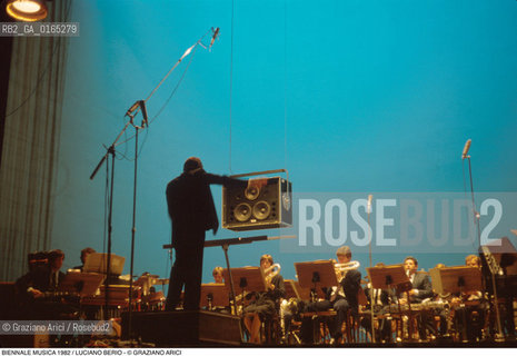 Nome: .BIENNALE MUSICA 1982.Descrizione: .LUCIANO BERIO / MUSICA CLASSICA ELETTRONICA COMPOSITORE CONTEMPORANEO.Credit: ©Graziano Arici/Rosebud2 .Nazione: .ITALIA.Cittˆ: ..Data: .1982
