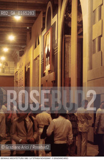 Nome: .BIENNALE ARCHITETTURA 1980.Descrizione: .LA STRADA NOVISSIMA REALIZZATA CON MATERIALI EFFIMERI ALLINTERNO DELLE CORDERIE DELLARSENALE / PROGETTATA DA VENTI ARCHITETTI DI TUTTO IL MONDO .Credit: ©Graziano Arici/Rosebud2 .Nazione: ..Cittˆ: ..Data: .1980