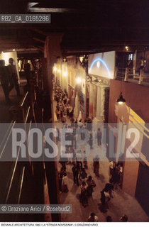 Nome: .BIENNALE ARCHITETTURA 1980.Descrizione: .LA STRADA NOVISSIMA REALIZZATA CON MATERIALI EFFIMERI ALLINTERNO DELLE CORDERIE DELLARSENALE / PROGETTATA DA VENTI ARCHITETTI DI TUTTO IL MONDO .Credit: ©Graziano Arici/Rosebud2 .Nazione: ..Cittˆ: ..Data: .1980