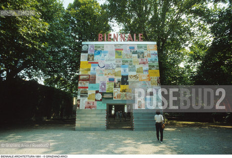 Nome: .BIENNALE ARCHITETTURA 1991.Descrizione: .QUINTA MOSTRA INTERNAZIONALE DI ARCHITETTURA / PLASTICO PONTE DELLACCADEMIA.Credit: ©Graziano Arici/Rosebud2 .Nazione: ..Cittˆ: .VENEZIA.Data: .1991