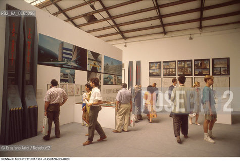 Nome: .BIENNALE ARCHITETTURA 1991.Descrizione: .QUINTA MOSTRA INTERNAZIONALE DI ARCHITETTURA / PLASTICI.Credit: ©Graziano Arici/Rosebud2 .Nazione: .ITALIA.Cittˆ: ..Data: .1991