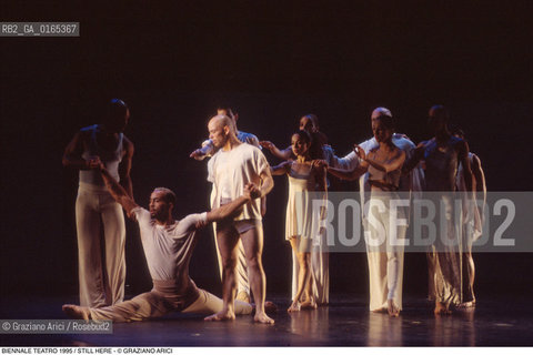 Nome: .BIENNALE TEATRO 1995.Descrizione: .STILL HERE / REGIA E COREOGRAFIA DI BILL T. JONES / ARNIE ZANE COMPANY / AIDS / TEATRO GOLDONI.Credit: ©Graziano Arici/Rosebud2 .Nazione: .USA.Cittˆ: ..Data: .1995