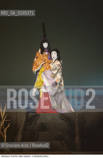 Nome: .BIENNALE TEATRO 1989.Descrizione: .KABUKI / INTERPRETE PRINCIPALE ENNOSUKE III.Credit: ©Graziano Arici/Rosebud2 .Nazione: .GIAPPONE.Cittˆ: ..Data: .1989