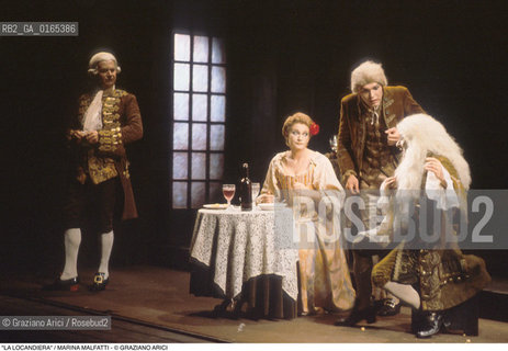 Caption: Caption: Nome: .LA LOCANDIERA.Descrizione: .TEATRO / OPERA DI CARLO GOLDONI / CON LATTRICE CARLA GRAVINA / AL TEATRO GOLDONI.Credit: ©Graziano Arici/Rosebud2 Costo: .A.Nazione: .ITALIA.Cittˆ: ..Data: .1991