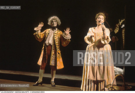 Caption: Caption: Nome: .LA LOCANDIERA.Descrizione: .TEATRO / OPERA DI CARLO GOLDONI / CON LATTRICE CARLA GRAVINA / AL TEATRO GOLDONI.Credit: ©Graziano Arici/Rosebud2 Costo: .A.Nazione: .ITALIA.Cittˆ: ..Data: .1991
