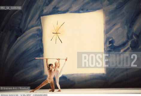 Nome: .BIENNALE MUSICA 1981.Descrizione: .DANZA BALLETTO LE BAL MIRO.Credit: ©Graziano Arici/Rosebud2 .Nazione: ..Cittˆ: ..Data: .1981
