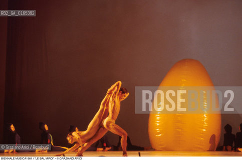 Nome: .BIENNALE MUSICA 1981.Descrizione: .DANZA BALLETTO LE BAL MIRO.Credit: ©Graziano Arici/Rosebud2 .Nazione: ..Cittˆ: ..Data: .1981