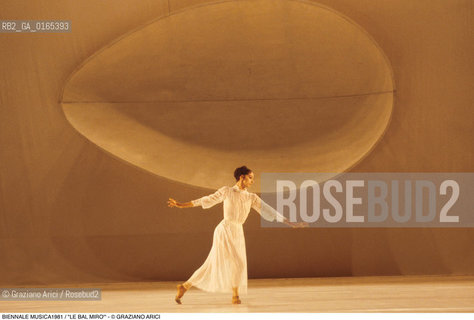 Nome: .BIENNALE MUSICA 1981.Descrizione: .DANZA BALLETTO LE BAL MIRO.Credit: ©Graziano Arici/Rosebud2 .Nazione: ..Cittˆ: ..Data: .1981