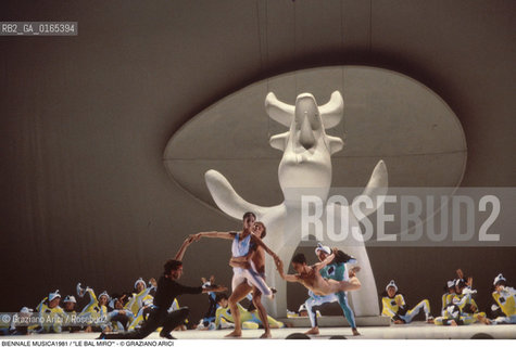 Nome: .BIENNALE MUSICA 1981.Descrizione: .DANZA BALLETTO LE BAL MIRO.Credit: ©Graziano Arici/Rosebud2 .Nazione: ..Cittˆ: ..Data: .1981
