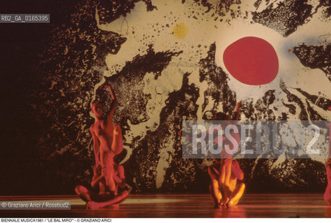 Nome: .BIENNALE MUSICA 1981.Descrizione: .DANZA BALLETTO LE BAL MIRO.Credit: ©Graziano Arici/Rosebud2 .Nazione: ..Cittˆ: ..Data: .1981