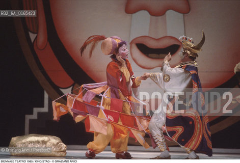 Nome: .BIENNALE TEATRO 1985.Descrizione: .KING STAG / DA CARLO GOZZI / REGIA DI ANDREI SERBAN / COMPAGNIA AMERICAN REPERTORY THEATRE / TEATRO MALIBRAN.Credit: ©Graziano Arici/Rosebud2 .Nazione: .USA.Cittˆ: ..Data: .1985