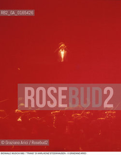 Nome: .BIENNALE MUSICA 1982.Descrizione: .TRANS DI KARLHEINZ STOCKHAUSEN / MUSICA CLASSICA  ELETTRONICA COMPOSITORE CONTEMPORANEO.Credit: ©Graziano Arici/Rosebud2 .Nazione: .ITALIA.Cittˆ: ..Data: .1982