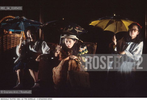 Nome: .BIENNALE TEATRO 1985.Descrizione: .LE TRE SORELLE / DA ANTON CECHOV / REGIA ADATTAMENTO E COSTUMI DI TADASHI SUZUKI / ATTORI DELLO SCOT SUZUKI COMPANY OF TOGA / AL TEATRO DEL RIDOTTO.Credit: ©Graziano Arici/Rosebud2 .Nazione: .GIAPPONE.Cittˆ: .VENEZIA.Data: .1985