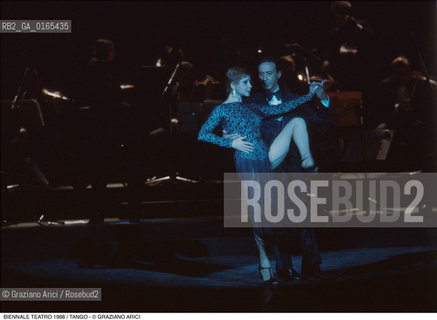 Nome: .BIENNALE TEATRO 1988.Descrizione: .DANZA TANGO.Credit: ©Graziano Arici/Rosebud2 .Nazione: ..Cittˆ: ..Data: .1988