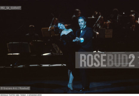 Nome: .BIENNALE TEATRO 1988.Descrizione: .DANZA TANGO.Credit: ©Graziano Arici/Rosebud2 .Nazione: ..Cittˆ: ..Data: .1988