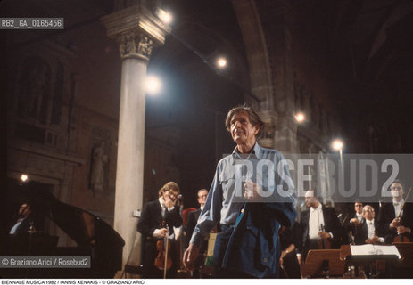 Nome: .BIENNALE MUSICA 1982.Descrizione: .JOHN CAGE / MUSICA CLASSICA COMPOSITORE CONTEMPORANEO.Credit: ©Graziano Arici/Rosebud2 .Nazione: .ITALIA.Cittˆ: ..Data: .1982