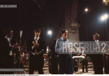 Nome: .BIENNALE MUSICA 1982.Descrizione: .JOHN CAGE / MUSICA CLASSICA COMPOSITORE CONTEMPORANEO.Credit: ©Graziano Arici/Rosebud2 .Nazione: .ITALIA.Cittˆ: ..Data: .1982