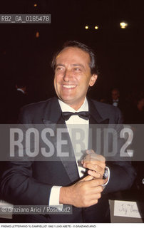 Nome: .PREMIO LETTERARIO IL CAMPIELLO.Descrizione: .LETTERATURA / IL PRESIDENTE DELLA CONFINDUSTRIA LUIGI ABETE.Credit: ©Graziano Arici/Rosebud2 Costo: ..Nazione: .ITALIA.Cittˆ: ..Data: .1992..