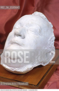 Nome: .RICHARD WAGNER.Descrizione: .MUSICA / CALCO IN GESSO DELLA TESTA / CA VENDRAMIN CALERGI / MUSEO RICHARD WAGNER .Credit: ©Graziano Arici/Rosebud2 Costo: ..Nazione: .ITALIA.Cittˆ: ..Data: .199O..