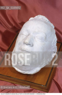Nome: .WAGNER RICHARD .Descrizione: .MUSICA / CALCO FUNEBRE IN GESSO DELLA TESTA / A CA VENDRAMIN CALERGI / A VENEZIA .Credit: ©Graziano Arici/Rosebud2 Costo: ..Nazione: .ITALIA.Cittˆ: ..Data: .199O..