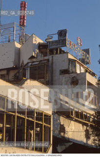 Nome: .MOSTAR.Descrizione: .GUERRA EX JUGOSLAVIA /  UN PALAZZO DISTRUTTO .Credit: ©Graziano Arici/Rosebud2 Costo: ..Nazione: .BOSNIA.Cittˆ: ..Data: .1994..