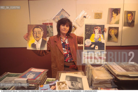 Nome: .LE GIORNATE DEL CINEMA MUTO .Descrizione: .FESTIVAL ASSOCIAZIONE CINEMAZERO / BOOKSHOP MANIFESTI .Credit: ©Graziano Arici/Rosebud2 Costo: ..Nazione: .ITALIA.Cittˆ: .PORDENONE.Data: .1996..