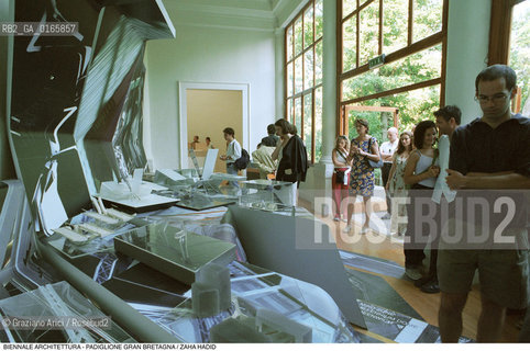 Caption: Nome: .7¡ BIENNALE ARCHITETTURA 2000 - CITTA: LESS AESTHETICS, MORE ETHICS .Descrizione: .PADIGLIONE GRAN BRETAGNA / ZAHA HADID.Credit: ©Graziano Arici/Rosebud2 .Nazione: ..Cittˆ: ..Data: .2000.Nazione: ..Cittˆ: ..Data: .2000