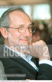 Caption: Nome: .7¡ BIENNALE ARCHITETTURA 2000 - CITTA: LESS AESTHETICS, MORE ETHICS .Descrizione: .RENZO PIANO  ARCHITETTO .Credit: ©Graziano Arici/Rosebud2 .Nazione: ..Cittˆ: ..Data: .2000.Nazione: ..Cittˆ: ..Data: .2000