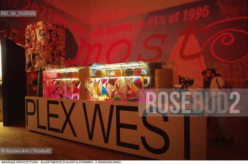 Caption: Nome: .7¡ BIENNALE ARCHITETTURA 2000 - CITTA: LESS AESTHETICS, MORE ETHICS .Descrizione: .PADIGLIONE INGLESE / ALLESTIMENTO DI ALSOP & STORMER.Credit: ©Graziano Arici/Rosebud2 .Nazione: ..Cittˆ: ..Data: .2000