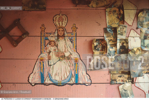 Caption: Nome: .ERNEST HEMINGWAY.Descrizione: .I CASONI A CAORLE MADONNA FOTOGRAFIE.Credit: ©Graziano Arici/Rosebud2 .Nazione: ..Cittˆ: ..Data: .1991.