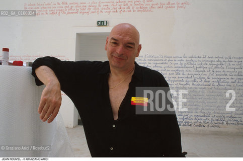 Caption: Nome: .7¡ BIENNALE ARCHITETTURA 2000 - CITTA: LESS AESTHETICS, MORE ETHICS .Descrizione: .JEAN NOUVEL ARCHITETTO.Credit: ©Graziano Arici/Rosebud2 .Nazione: ..Cittˆ: ..Data: .2000