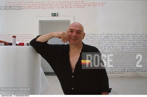 Caption: Nome: .7¡ BIENNALE ARCHITETTURA 2000 - CITTA: LESS AESTHETICS, MORE ETHICS .Descrizione: .JEAN NOUVEL ARCHITETTO.Credit: ©Graziano Arici/Rosebud2 .Nazione: ..Cittˆ: ..Data: .2000