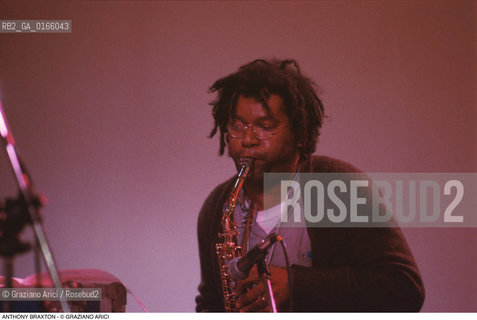 Caption: Nome: .BRAXTON ANTHONY.Descrizione: .MUSICA JAZZ SASSOFONISTA POLISTRUMENTISTA/AL SASSOFONO.Credit: ©Graziano Arici/Rosebud2 / Costo: .A.Nazione: .USA.Cittˆ: ..Data: .1996
