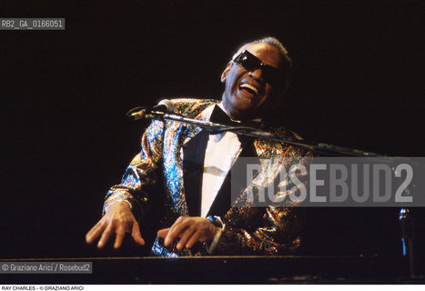 Caption: Nome: .CHARLES RAY.Descrizione: .MUSICA JAZZ RHYTHMN BLUES SOUL CANTANTE PIANISTA/CON OCCHIALI.Credit: ©Graziano Arici/Rosebud2 / Costo: .A.Nazione: .USA.Cittˆ: ..Data: .1996