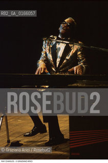 Caption: Nome: .CHARLES RAY.Descrizione: .MUSICA JAZZ RHYTHMN BLUES SOUL CANTANTE PIANISTA/ALLA TASTIERA.Credit: ©Graziano Arici/Rosebud2 / Costo: .A.Nazione: .USA.Cittˆ: ..Data: .1996