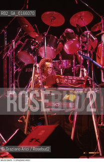 Caption: Nome: .DAVIS MILES.Descrizione: .MUSICA JAZZ ROCK TROMBETTISTA/ALLA TASTIERA/PERCUSSIONI.Credit: ©Graziano Arici/Rosebud2 / Costo: .A.Nazione: .USA.Cittˆ: ..Data: .1989