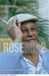 Caption: Nome: .GORDON DEXTER.Descrizione: .MUSICA JAZZ SASSOFONISTA/CON UNA SIGARETTA.Credit: ©Graziano Arici/Rosebud2 / Costo: .A.Nazione: .USA.Cittˆ: ..Data: .1988