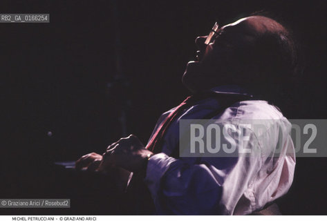 Nome: .PETRUCCIANI MICHEL.Descrizione: .MUSICA JAZZ PIANISTA/AL PIANOFORTE.Credit: ©Graziano Arici/Rosebud2 / Costo: .A.Nazione: .USA.Cittˆ: .VENEZIA.Data: .1997.