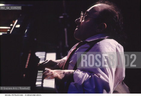 Nome: .PETRUCCIANI MICHEL.Descrizione: .MUSICA JAZZ PIANISTA/AL PIANOFORTE.Credit: ©Graziano Arici/Rosebud2 / Costo: .A.Nazione: .USA.Cittˆ: .VENEZIA.Data: .1997.