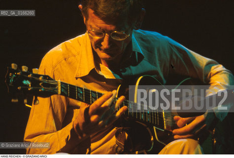 Caption: Nome: .REICHEN HANS.Descrizione: .MUSICA JAZZ CHITARRISTA/ALLA CHITARRA.Credit: ©Graziano Arici/Rosebud2 / Costo: .A.Nazione: .USA.Cittˆ: ..Data: .1995