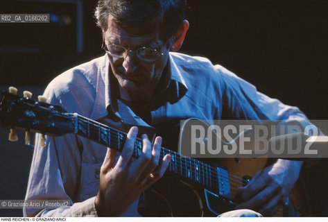 Caption: Nome: .REICHEN HANS.Descrizione: .MUSICA JAZZ CHITARRISTA/ALLA CHITARRA.Credit: ©Graziano Arici/Rosebud2 / Costo: .A.Nazione: .USA.Cittˆ: ..Data: .1995