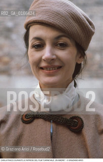 Nome: .CARNEVALE, UN AMORE .Descrizione: .DANZA BALLETTO CINEMA FILM REGIA DI MARIO LANFRANCHI / LATTRICE-BALLERINA CARLA FRACCI DURANTE LE RIPRESE .Credit: ©Graziano Arici/Rosebud2 / Costo: .A.Nazione: .ITALIA.Cittˆ: ..Data: .1981