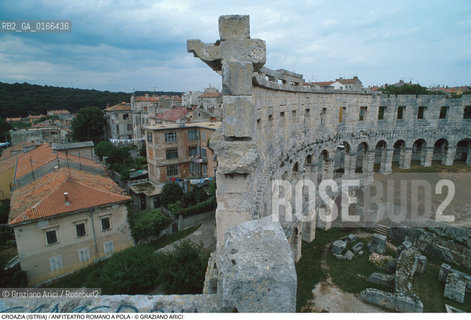 Nome: .REGIONE ISTRIA.Descrizione: .ROVINE ANFITEATRO ROMANO.Credit: ©Graziano Arici/Rosebud2 / Costo: .A.Nazione: .REPUBBLICA CROATA.Cittˆ: .POLA.Data: .1992