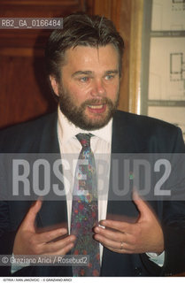 Nome: .REGIONE ISTRIA.Descrizione: .POLITICA / JAKOVCIC IVAN PRESIDENTE DELLA DIETA DEMOCRATICA ISTRIANA .Credit: ©Graziano Arici/Rosebud2 / Costo: .A.Nazione: ..Cittˆ: .POLA.Data: .1995