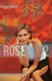 CINEMA 2000 / 57. MOSTRA INTERNAZIONALE DARTE CINEMATOGRAFICA - LATTRICE ISABELLA FERRARI (ITALIA) ALLA CONFERENZA STAMPA DEL FILM LA LINGUA DEL SANTO- ©Graziano Arici/Rosebud2