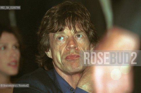 CINEMA 2000 / 57. MOSTRA INTERNAZIONALE DARTE CINEMATOGRAFICA - IL CANTANTE MICK JAGGER ALLA PROIEZIONE DEL FILM LIAM NELLA SALA GRANDE DEL PALAZZO DEL CINEMA / MUSICA ROCK - ©Graziano Arici/Rosebud2 