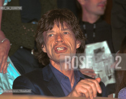 CINEMA 2000 / 57. MOSTRA INTERNAZIONALE DARTE CINEMATOGRAFICA - IL CANTANTE MICK JAGGER ALLA PROIEZIONE DEL FILM LIAM NELLA SALA GRANDE DEL PALAZZO DEL CINEMA / MUSICA ROCK - ©Graziano Arici/Rosebud2 