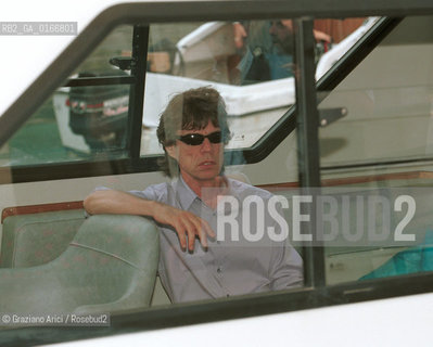 CINEMA 2000 / 57. MOSTRA INTERNAZIONALE DARTE CINEMATOGRAFICA - IL CANTANTE MICK JAGGER (GB) / MUSICA ROCK / IN BARCA - ©Graziano Arici/Rosebud2