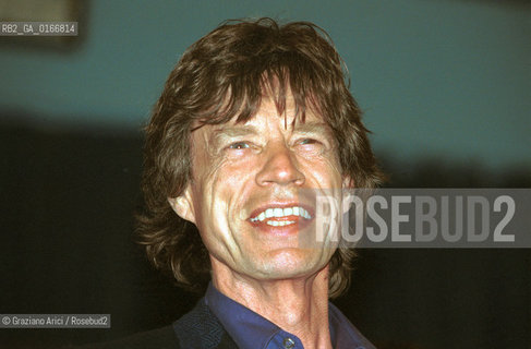 CINEMA 2000 / 57. MOSTRA INTERNAZIONALE DARTE CINEMATOGRAFICA - IL CANTANTE MICK JAGGER ALLA PROIEZIONE DEL FILM LIAM NELLA SALA GRANDE DEL PALAZZO DEL CINEMA / MUSICA ROCK - ©Graziano Arici/Rosebud2 